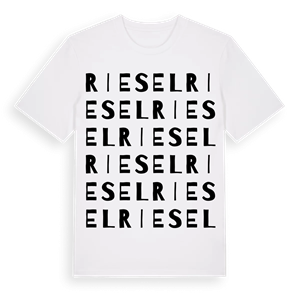 Riesel ordlek t-shirt – ekologisk bomull t-shirt från Pinshirt