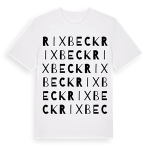 Rixbeck ordlek t-shirt – ekologisk bomull t-shirt från Pinshirt