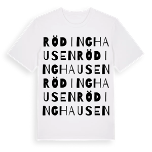 Rödinghausen ordlek t-shirt – ekologisk bomull t-shirt från Pinshirt
