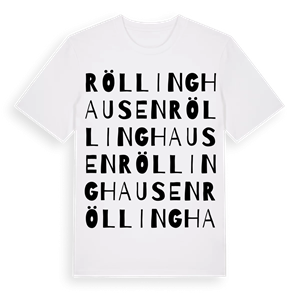 Röllinghausen ordlek t-shirt – ekologisk bomull t-shirt från Pinshirt