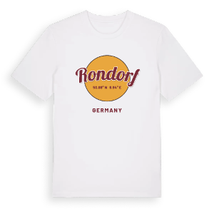 Rondorf cirkel t-shirt – ekologisk bomull t-shirt från Pinshirt