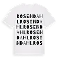 Rosendahl ordlek t-shirt