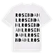 Rosendahl ordlek t-shirt