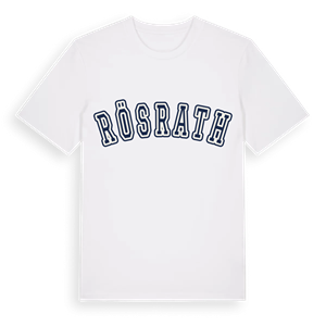 Rösrath college t-shirt – ekologisk bomull t-shirt från Pinshirt
