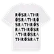 Rösrath ordlek t-shirt