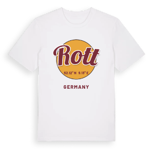 Rott cirkel t-shirt – ekologisk bomull t-shirt från Pinshirt