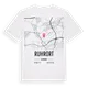 Ruhrort karta t-shirt