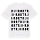 Ruhrort ordlek t-shirt