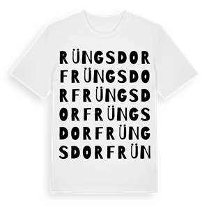 Rüngsdorf ordlek t-shirt – ekologisk bomull t-shirt från Pinshirt