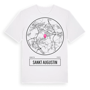 Sankt Augustin t-shirt – ekologisk bomull t-shirt från Pinshirt