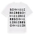 Schmallenberg ordlek t-shirt