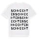 Schmechten ordlek t-shirt