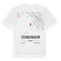Schweinheim karta t-shirt