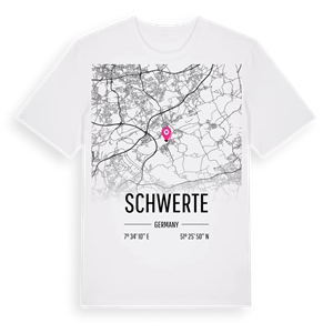 Schwerte karta t-shirt – ekologisk bomull t-shirt från Pinshirt