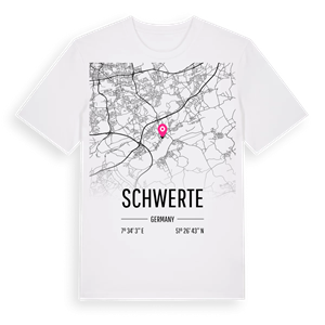 Schwerte karta t-shirt – ekologisk bomull t-shirt från Pinshirt