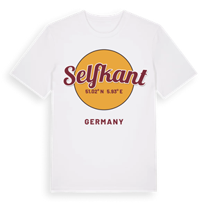 Selfkant cirkel t-shirt – ekologisk bomull t-shirt från Pinshirt