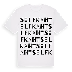 Selfkant ordlek t-shirt – ekologisk bomull t-shirt från Pinshirt