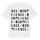 Seligenthal ordlek t-shirt