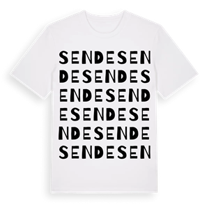 Sende ordlek t-shirt – ekologisk bomull t-shirt från Pinshirt