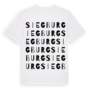 Siegburg ordlek t-shirt – ekologisk bomull t-shirt från Pinshirt