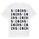Siegen ordlek t-shirt