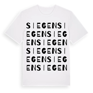 Siegen ordlek t-shirt – ekologisk bomull t-shirt från Pinshirt
