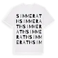 Simmerath ordlek t-shirt