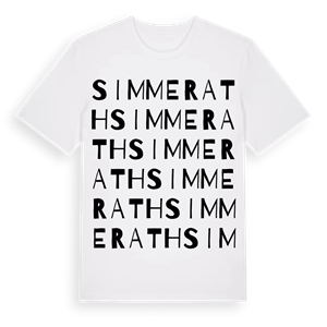 Simmerath ordlek t-shirt – ekologisk bomull t-shirt från Pinshirt