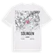 Solingen karta t-shirt
