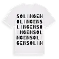 Solingen ordlek t-shirt