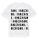 Solingen ordlek t-shirt
