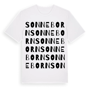 Sonneborn ordlek t-shirt – ekologisk bomull t-shirt från Pinshirt