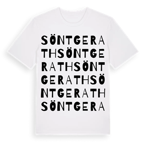 Söntgerath ordlek t-shirt – ekologisk bomull t-shirt från Pinshirt