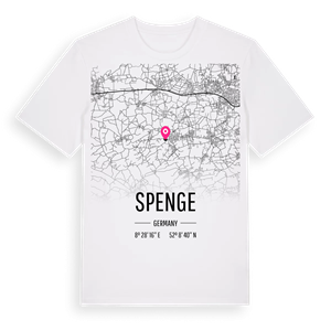 Spenge karta t-shirt – ekologisk bomull t-shirt från Pinshirt