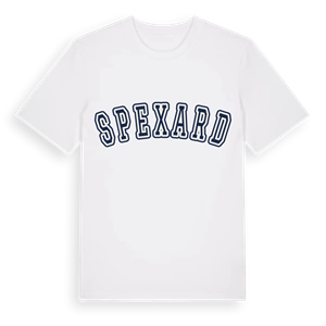 Spexard college t-shirt – ekologisk bomull t-shirt från Pinshirt
