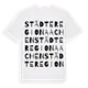 Städteregion Aachen ordlek t-shirt