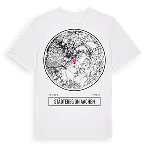 Städteregion Aachen t-shirt – ekologisk bomull t-shirt från Pinshirt