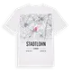 Stadtlohn karta t-shirt