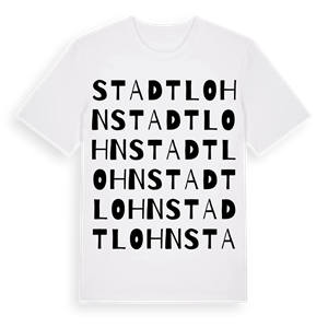 Stadtlohn ordlek t-shirt – ekologisk bomull t-shirt från Pinshirt