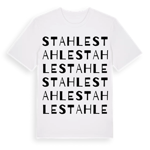 Stahle ordlek t-shirt – ekologisk bomull t-shirt från Pinshirt