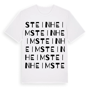 Steinheim ordlek t-shirt – ekologisk bomull t-shirt från Pinshirt