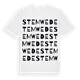 Stemwede ordlek t-shirt