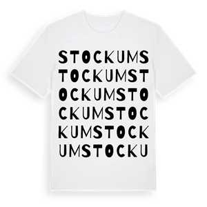 Stockum ordlek t-shirt – ekologisk bomull t-shirt från Pinshirt