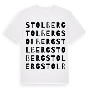 Stolberg ordlek t-shirt – ekologisk bomull t-shirt från Pinshirt