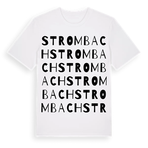 Strombach ordlek t-shirt – ekologisk bomull t-shirt från Pinshirt