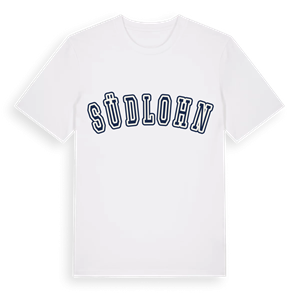 Südlohn college t-shirt – ekologisk bomull t-shirt från Pinshirt