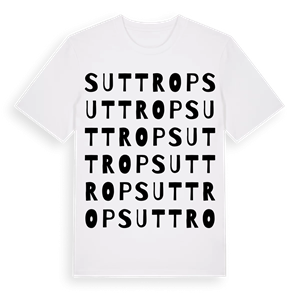 Suttrop ordlek t-shirt – ekologisk bomull t-shirt från Pinshirt
