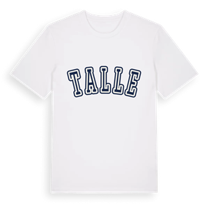 Talle college t-shirt – ekologisk bomull t-shirt från Pinshirt