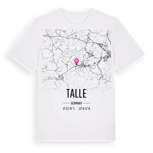 Talle karta t-shirt – ekologisk bomull t-shirt från Pinshirt