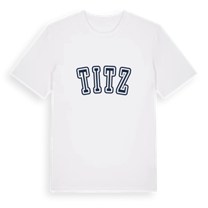 Titz college t-shirt – ekologisk bomull t-shirt från Pinshirt
